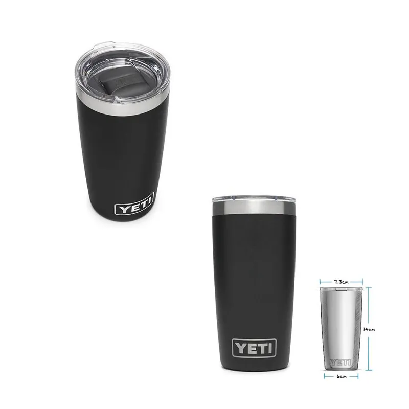 YETI RAMBLER 10 OZ TUMBLER- Black